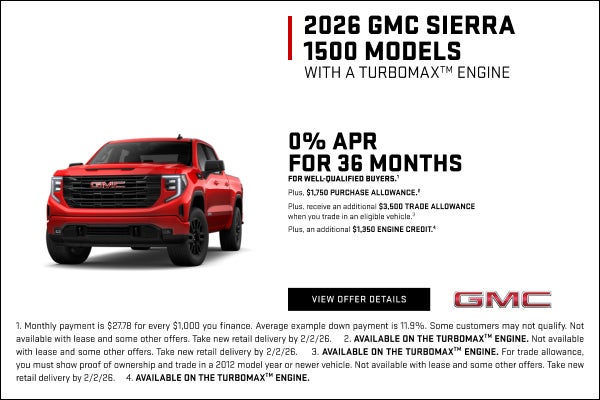 0% APR FOR 36 MONTHS for well-qualified buyers.1

Plus, $1,750 PURCHASE ALLOWANCE.2

Plus, receiv...